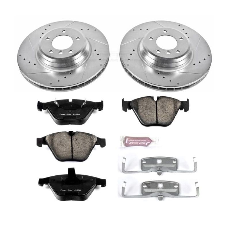 PSB Z23 Evolution Kit - Power Stop 2009 BMW 335d Front Z23 Evolution Sport Brake Kit