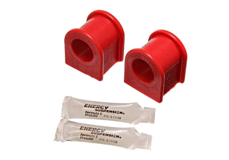 ES Sway Bar Bushings - Red - Energy Suspension 87-92 Toyota Supra Red 27mm Front Sway Bar Bushing Set