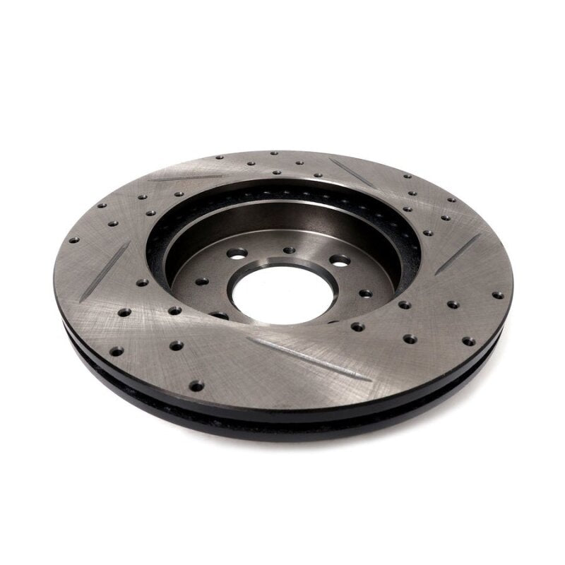 BX Tuner Series Brake Kit - BLOX Racing Slotted And Cross-Drilled Rotor Left SIde