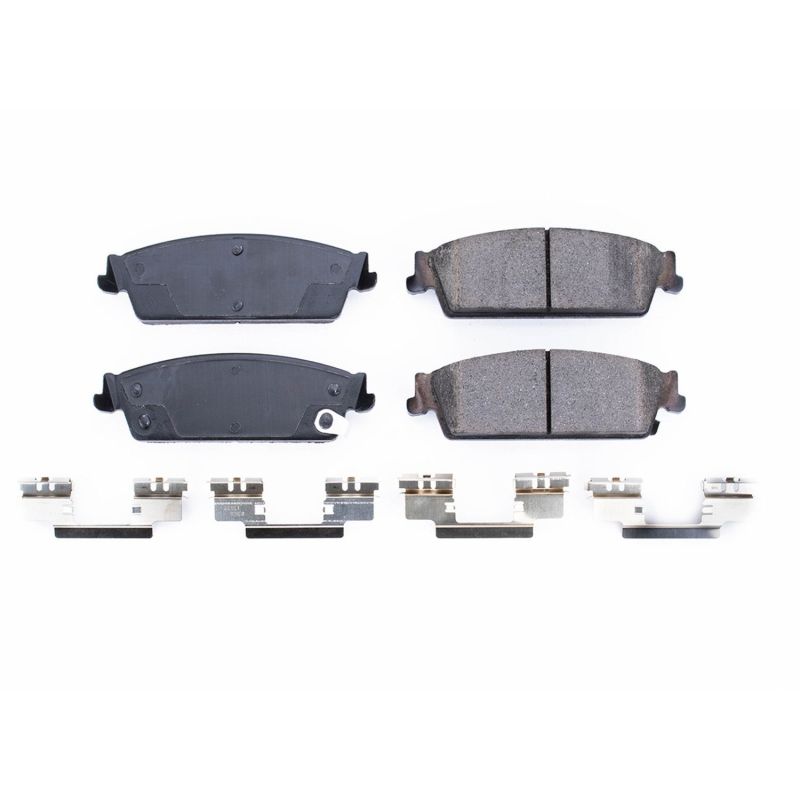 PSB Z17 Evolution Brake Pads - Power Stop 99-00 Cadillac Escalade Rear Z17 Evolution Ceramic Brake Pads w/Hardware