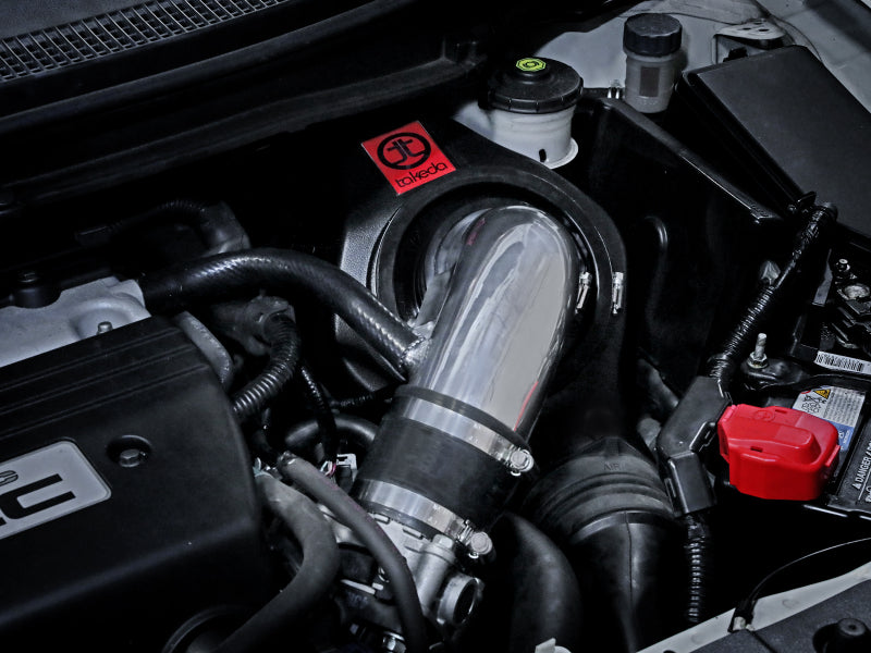 AFE Takeda Momentum Intake - aFe Takeda Momentum Sealed Intake System 12 Honda Civic Si 2.4L Stage 2 Pro 5R Polished