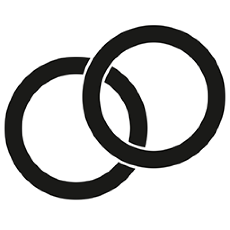 GR PWS Brake Line Fittings - Goodridge Replacement O-Rings for HDFL001/HDFL002 (2 Pack)