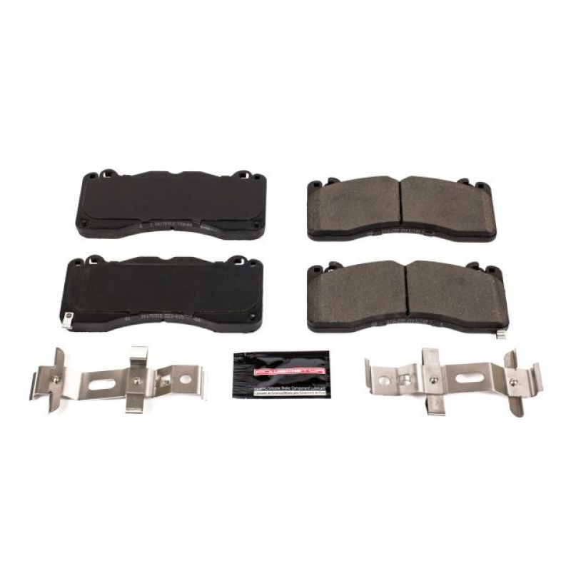 PSB Z23 Evolution Brake Pads - Power Stop 15-19 Ford Mustang Front Z23 Evolution Sport Brake Pads w/Hardware
