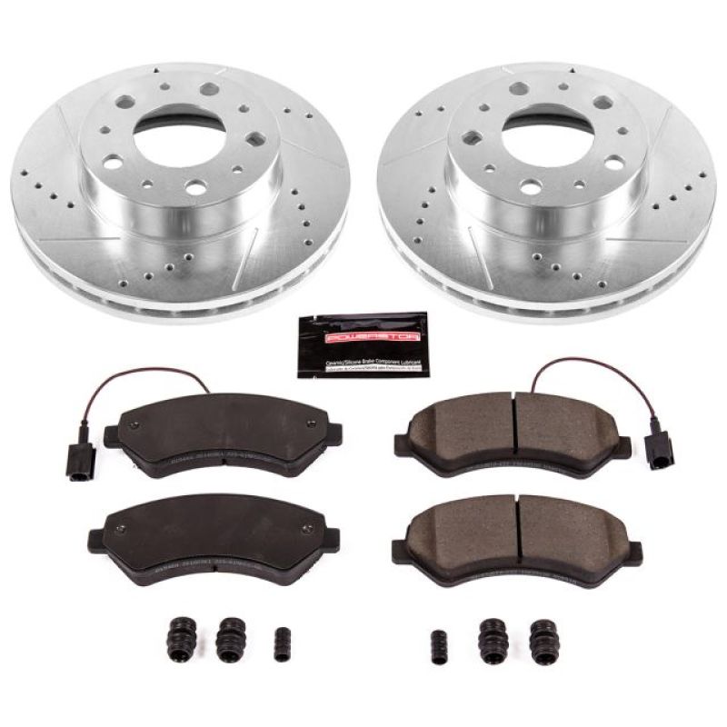 PSB Z23 Evolution Kit - Power Stop 14-19 Ram ProMaster 1500 Front Z23 Evolution Sport Brake Kit