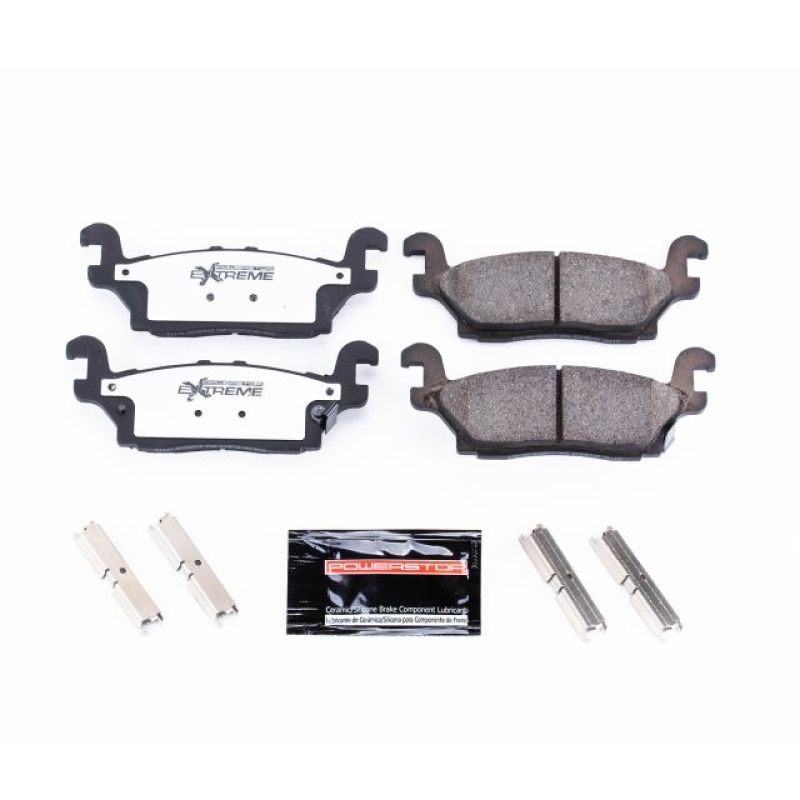 PSB Z36 Truck & Tow Brake Pads - Power Stop 06-10 Hummer H3 Rear Z36 Truck & Tow Brake Pads w/Hardware