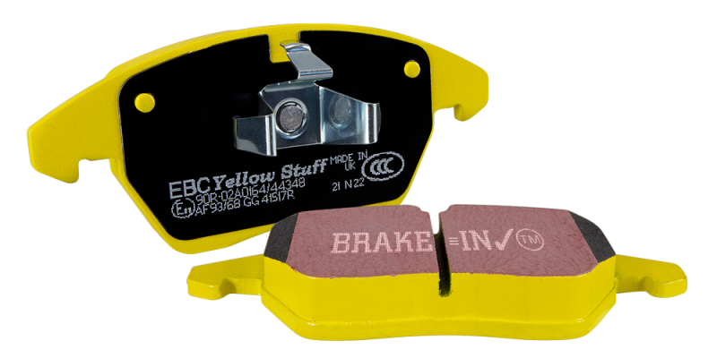 EBC Yellowstuff Brake Pad Sets - EBC 2023+ Toyota GR Corolla Yellowstuff Front Brake Pads
