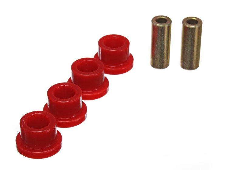 ES Univ Link Bushings - Red - Energy Suspension OD 1.37 in, ID .875 in (Bushing Dims) Red Universal Link - Flange Type Bushings