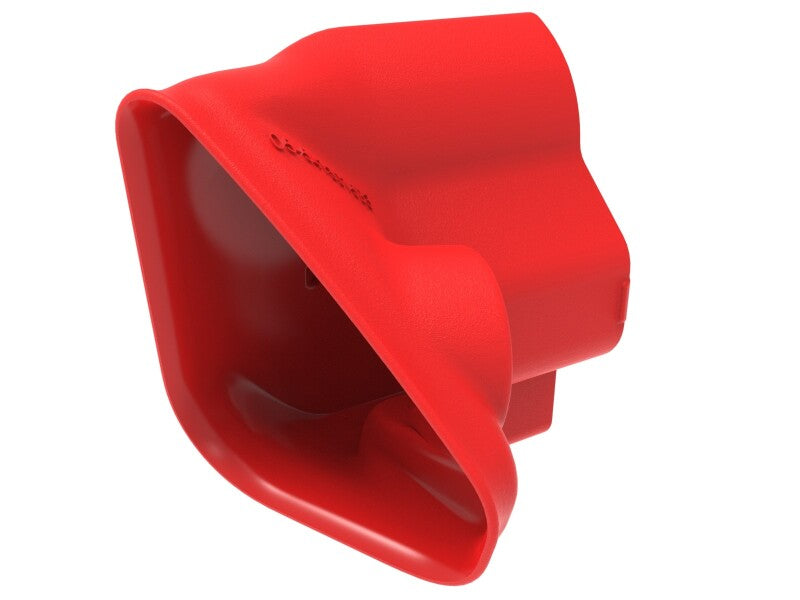 AFE Air Scoops - aFe Power 15-20 Ford Mustang 2.3l L4/3.7l V6/5.0l V8 Dynamic Air Scoop - Red