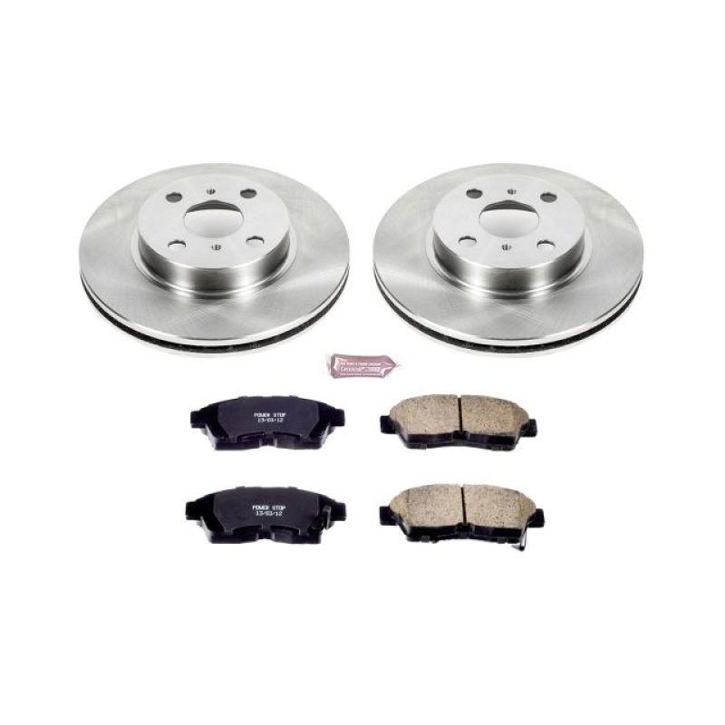 PSB Autospecialty Kit - Power Stop 93-97 Geo Prizm Front Autospecialty Brake Kit