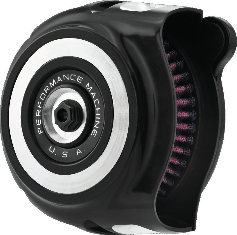 PFM Air Cleaners - Performance Machine Vintage Air Cleaner - Contrast Cut