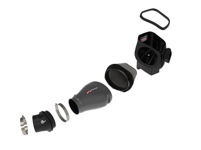AFE Track Series Intake - aFe Track Series Carbon Fiber Pro Dry S AIS - 2018 Jeep Grand Cherokee Trackhawk (WK2) V8-6.2L(SC)