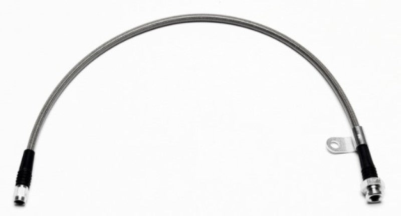 WIL Flexline Brake Hose - Wilwood Flexline Kit for Nissan 240Z / 350Z 23in. OAL ,M10x1 TO -3, with bracket