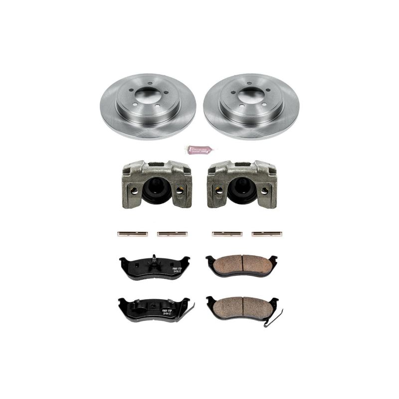 PSB Autospecialty Kit w/Cals - Power Stop 06-10 Ford Explorer Rear Autospecialty Brake Kit w/Calipers