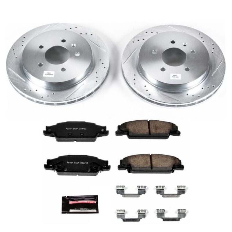 PSB Z23 Evolution Kit - Power Stop 03-07 Cadillac CTS Rear Z23 Evolution Sport Brake Kit