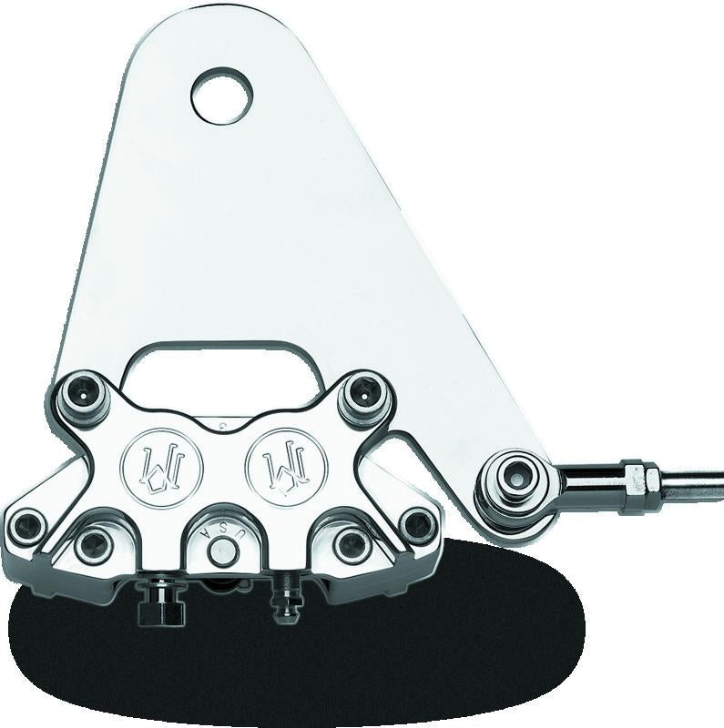 PFM Brake Kits - Performance Machine Rear Brake 125x4R x Stock Disc - Chrome