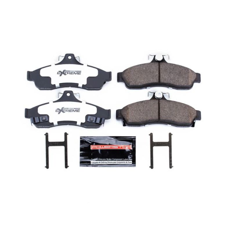 PSB Z26 Extreme Brake Pads - Power Stop 94-96 Chevrolet Caprice Rear Z26 Extreme Street Brake Pads w/Hardware