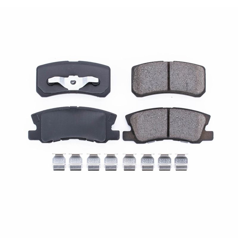 PSB Z17 Evolution Brake Pads - Power Stop 11-14 Chrysler 200 Rear Z17 Evolution Ceramic Brake Pads w/Hardware