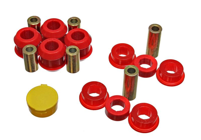 ES Cntrl Arm Bushings - Red - Energy Suspension 90-93 Acura Integra Red Front Control Arm Bushing Set