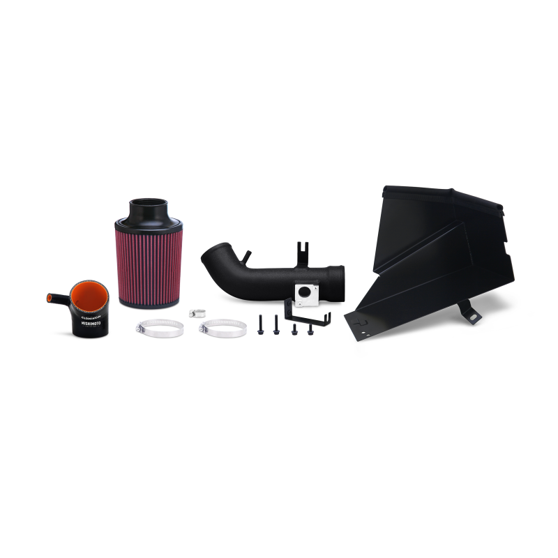 MM Air Intakes - Mishimoto 06-11 Honda Civic Si Performance Air Intake w/ Heat Shield - Wrinkle Black