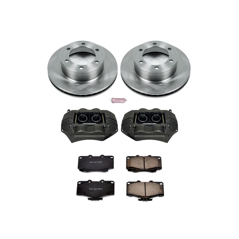 PSB Autospecialty Kit w/Cals - Power Stop 95-04 Toyota Tacoma Front Autospecialty Brake Kit w/Calipers