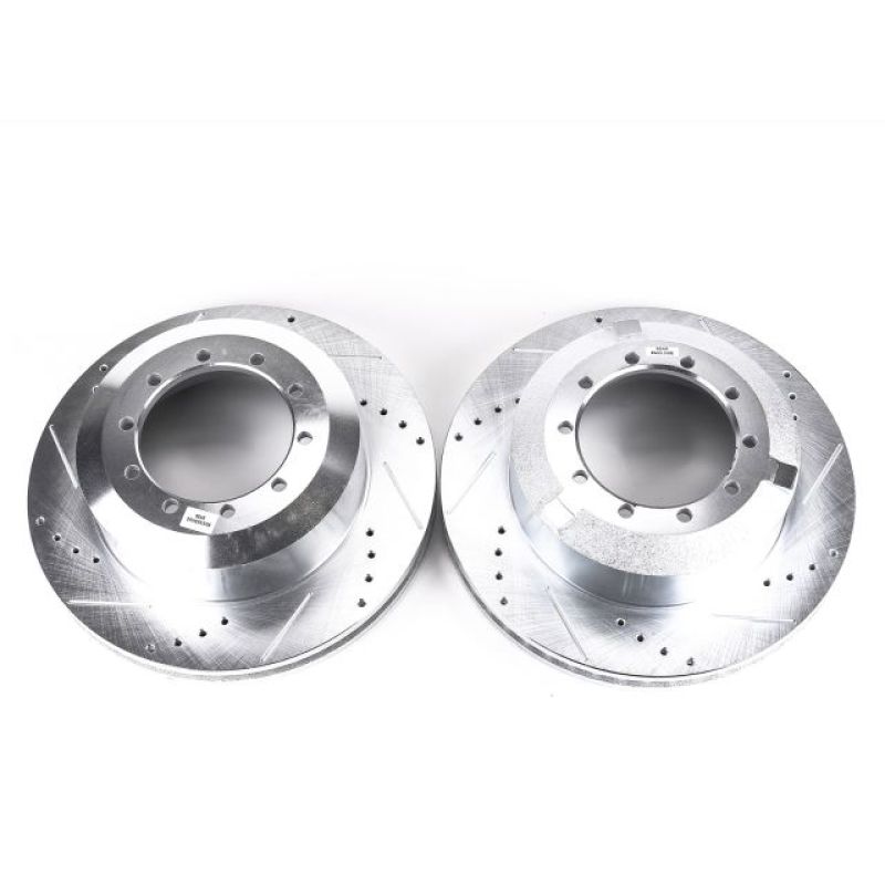 PSB Evolution Drill/Slot Rotor - Power Stop 11-12 Ram 5500 Rear Drilled & Slotted Rotor - Pair
