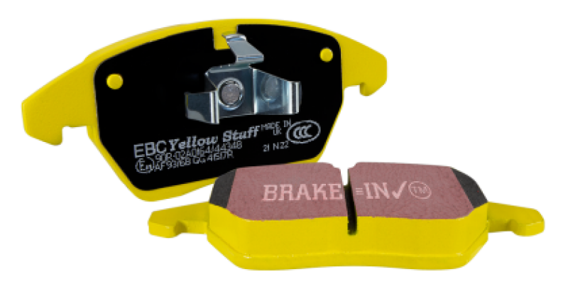 EBC Yellowstuff Brake Pad Sets - EBC 08-15 Toyota Alphard Yellowstuff Front Brake Pads