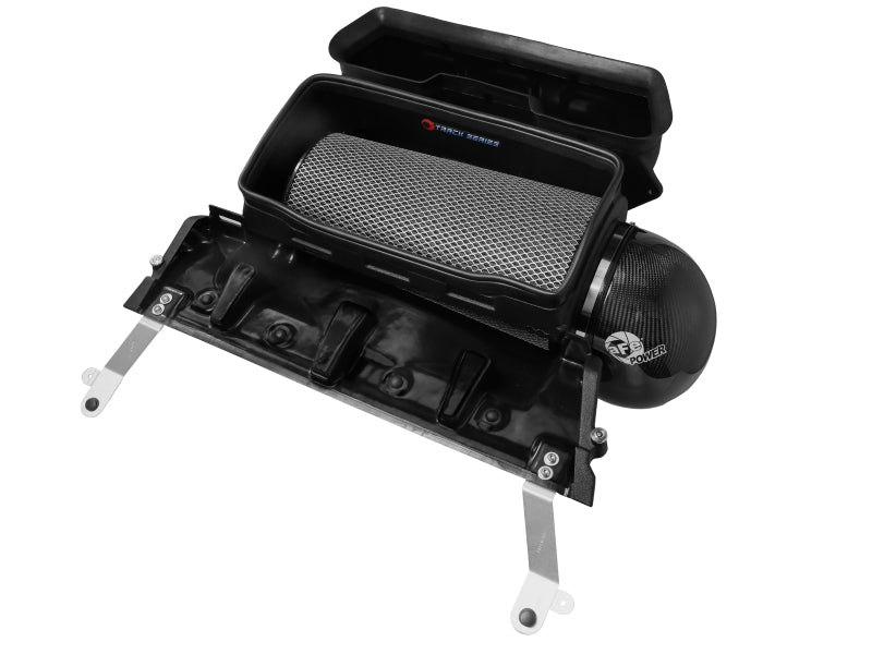 AFE Track Series Intake - aFe 21-23 RAM 1500 TRX Track Series Carbon Fiber Cold Air Intake System w/ Pro 5R Filter
