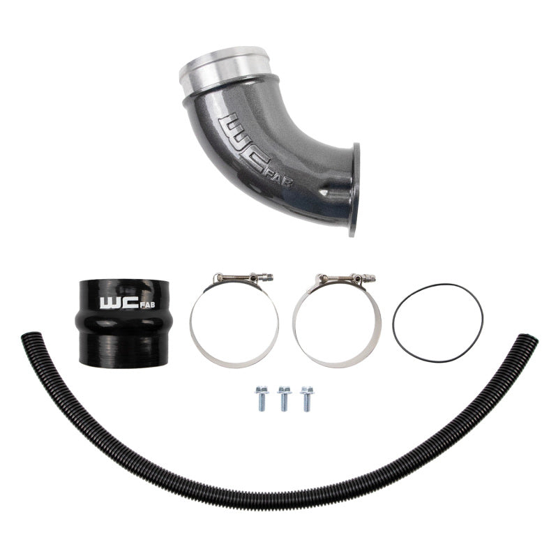 WCF Intake Horn - Wehrli 01-04 Duramax LB7 4in High Flow Intake Horn - Illusion Blueberry
