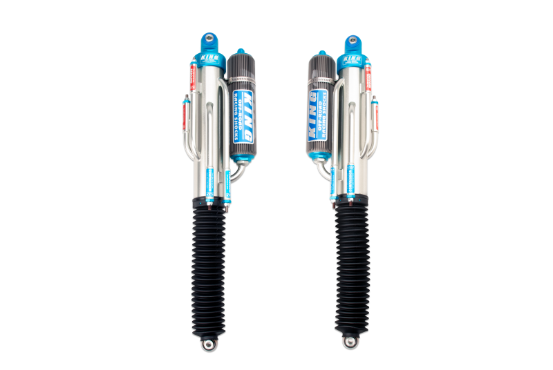 KIN 3.0 Shocks - King Shocks 2017+ Ford F150 Raptor 4WD Rear 3.0 Dia Bypass Piggyback Shock w/Perf Fin Res (Pair)