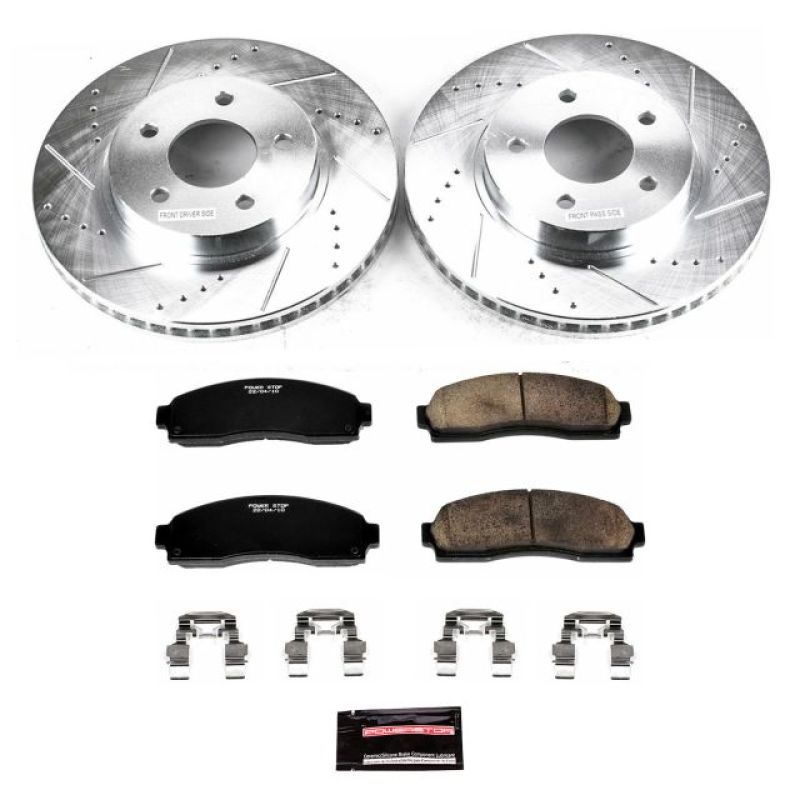 PSB Z23 Evolution Kit - Power Stop 05-06 Chevrolet Equinox Front Z23 Evolution Sport Brake Kit
