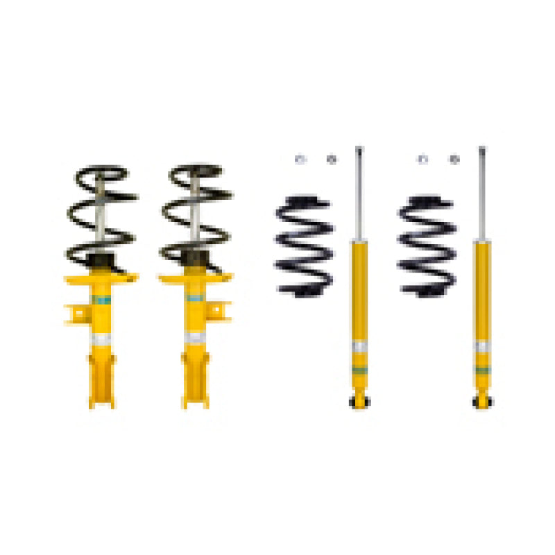 BIL B12 Series Suspension Kits - Bilstein B12 Pro-Kit 15-18 Mercedes-Benz GLA250 Front and Rear Monotube Suspension Kit