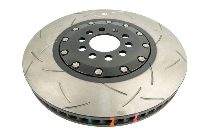 DBA 5000 Series Slotted Rings - DBA 04-06 Audi TT Quattro 3.2L Front 5000 Series Slotted Rotor w/Black Hat