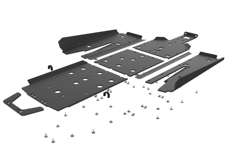 SZM Skid Plate & Rock Slider Kits - Seizmik 20-21 Polaris RZR Pro XP UHMW Skid Plate w/Rock Slider Kit - Black