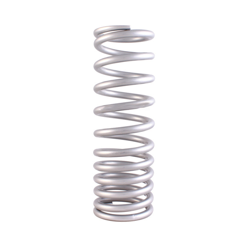 QAP Springs - 2-1/2 ID - QA1 2-1/2in ID Variable Rate High Travel Spring - 10in Length x 225/475lbs/in - Silver Powder Coated