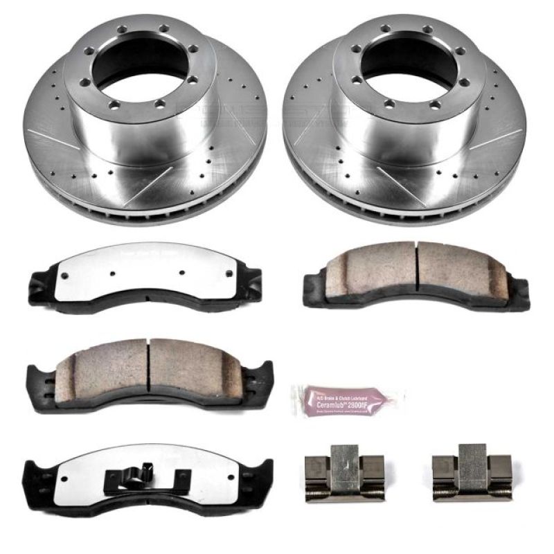 PSB Z36 Truck & Tow Kit - Power Stop 00-02 Ford E-450 Super Duty Rear Z36 Truck & Tow Brake Kit