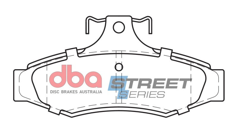 DBA Street Series Brake Pads - DBA 84-96 Chevrolet Corvette Rear Street Series Brake Pads