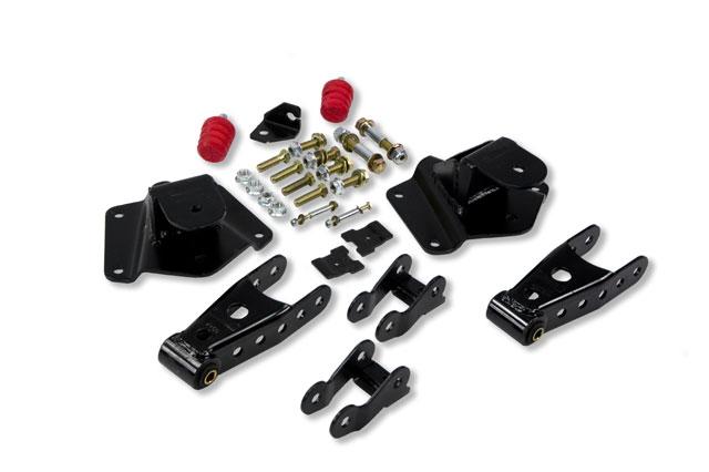 BT Shackle Kit - Belltech SHACKLE AND HANGER KIT 95-99 Tahoe/Yukon 4 door 4inch