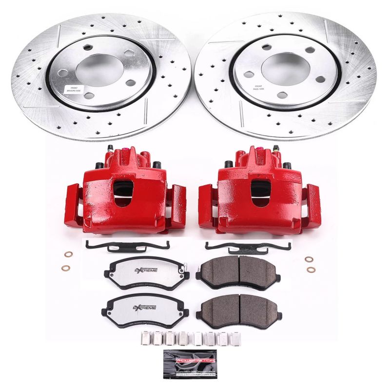 PSB Z36 Truck & Tow Kit w/Cals - Power Stop 2003 Chrysler Voyager Front Z36 Truck & Tow Brake Kit w/Calipers