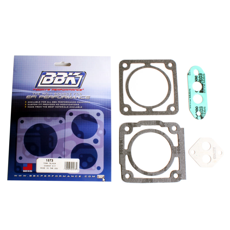 BBK Throttle Body Gasket Set - BBK 86-93 Mustang 5.0 75mm Throttle Body Gasket Kit