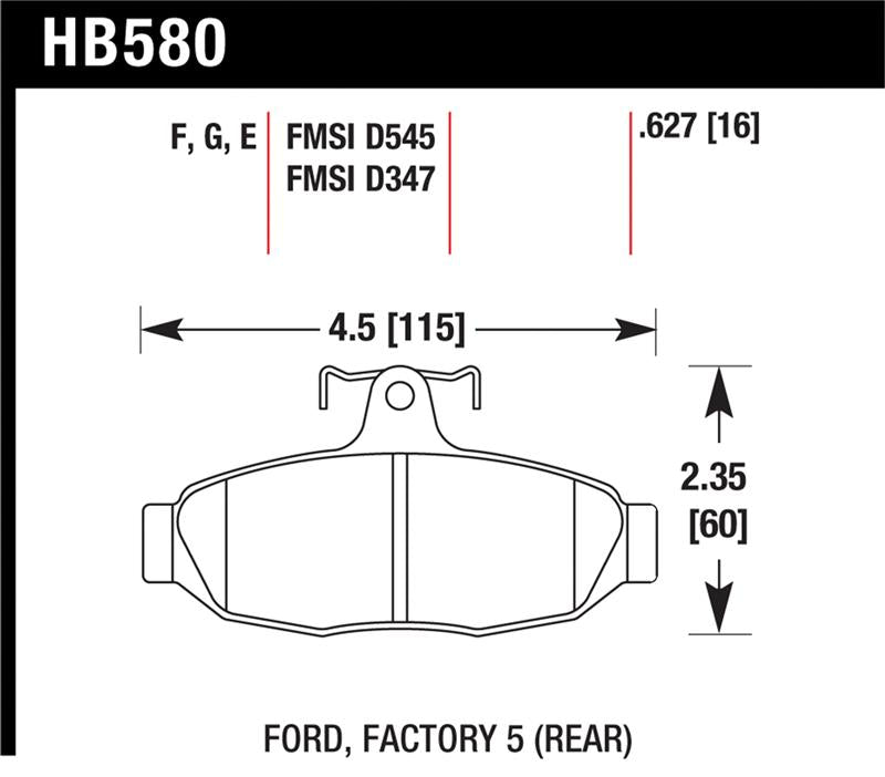 HAWK HPS Brake Pad Sets - Hawk HPS Street Brake Pads