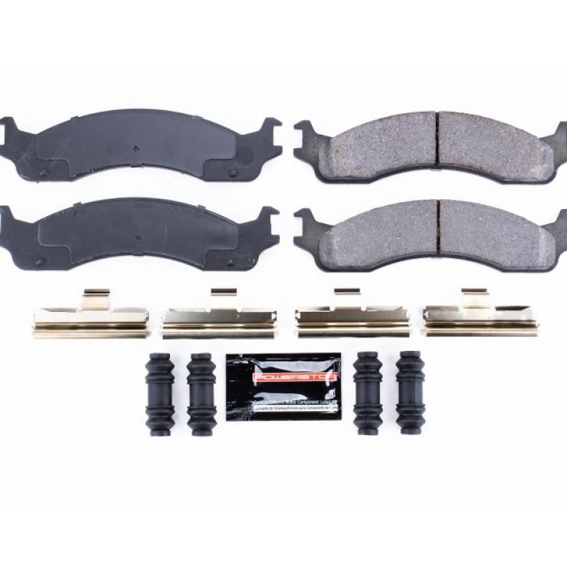 PSB Z23 Evolution Brake Pads - Power Stop 1998 Dodge B2500 Front Z23 Evolution Sport Brake Pads w/Hardware