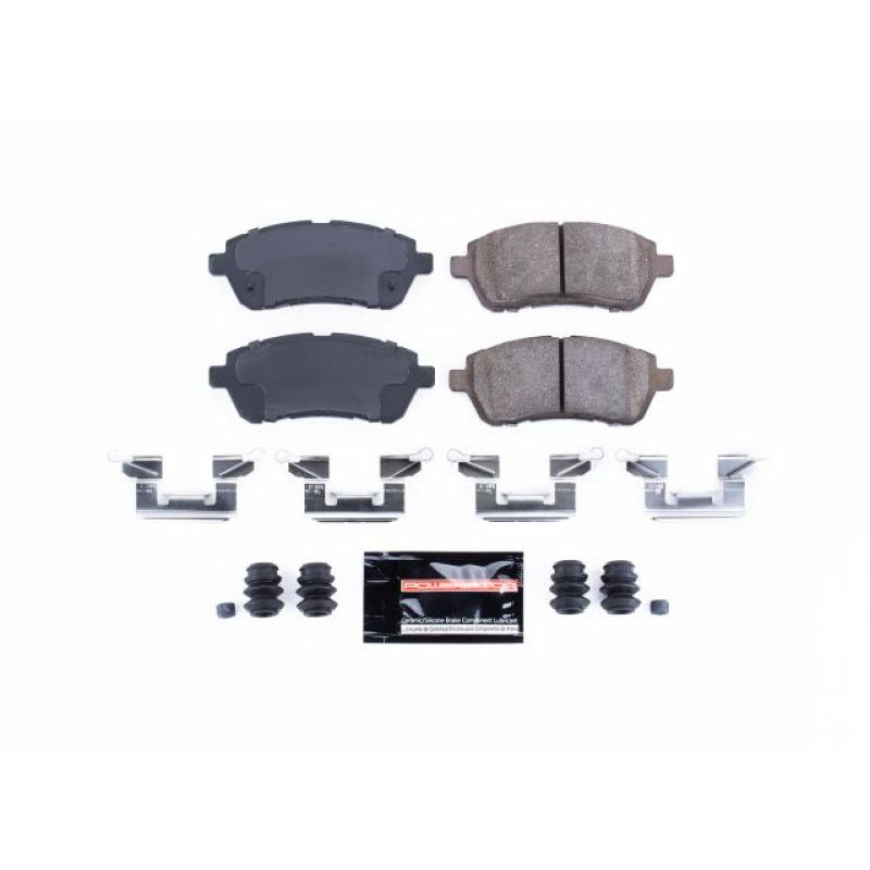 PSB Z23 Evolution Brake Pads - Power Stop 11-19 Ford Fiesta Front Z23 Evolution Sport Brake Pads w/Hardware
