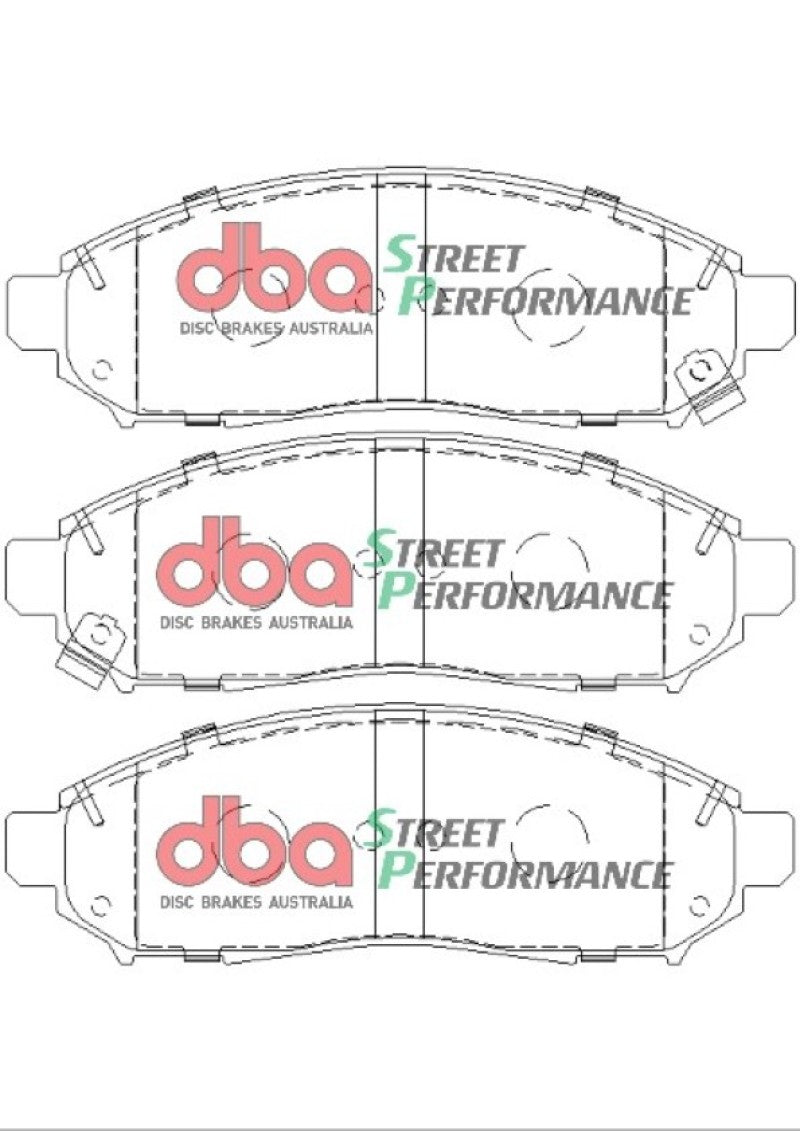 DBA SP Performance Brake Pads - DBA 04-12 Nissan Pathfinder SP Performance Front Brake Pads