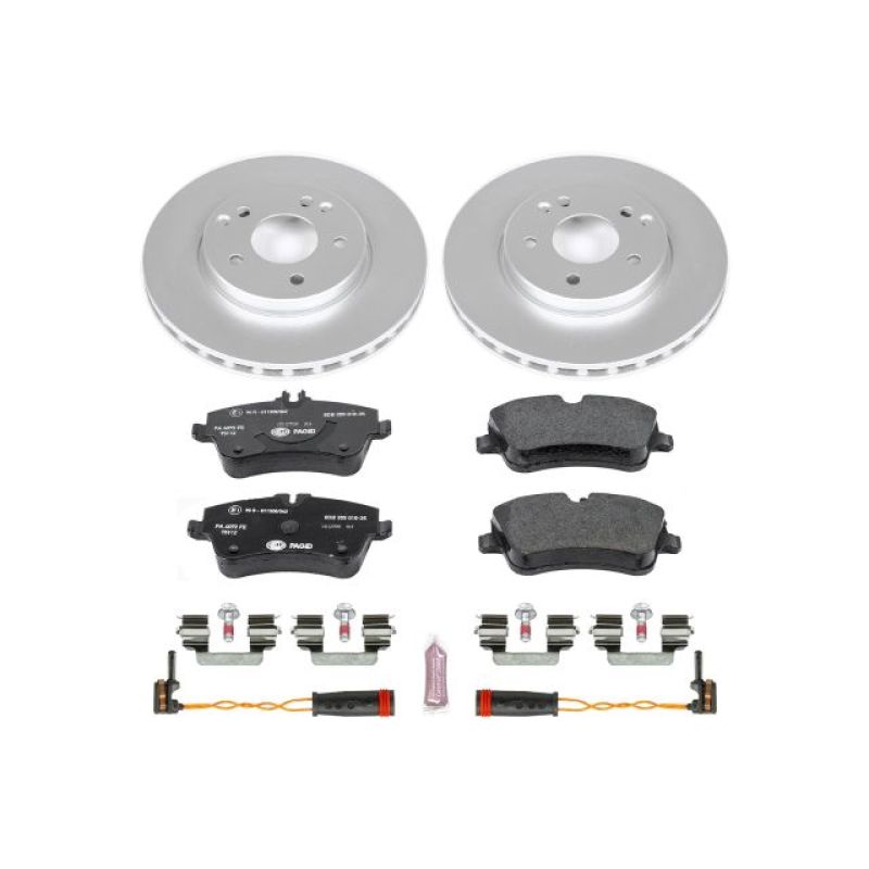 PSB Euro-Stop Kit - Power Stop 02-05 Mercedes-Benz C230 Front Euro-Stop Brake Kit