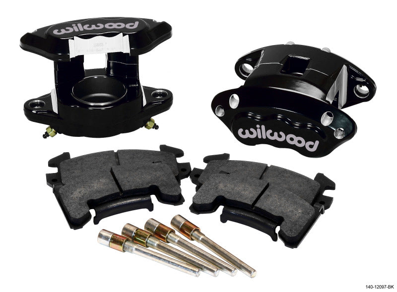 WIL D154 Brake Kit - Wilwood D154 Front Caliper Kit - Black 2.50in Piston 1.04in Rotor