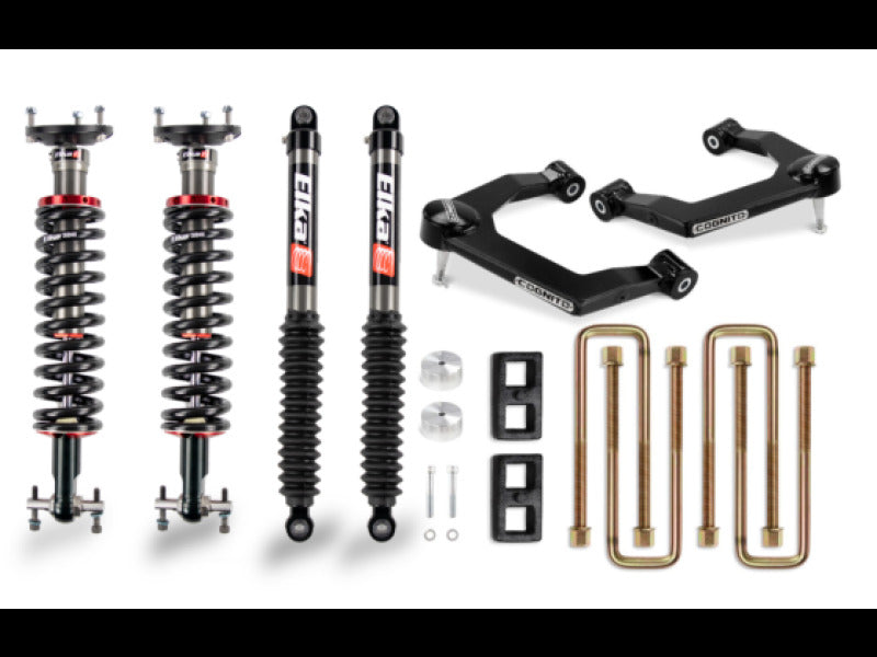 COG Leveling Kit - Performance - Cognito 19-24 Chevy/GMC Silv/Sierra 1500 2WD/4WD 3in Perf Leveling Lift Kit w/ Elka 2.0 IFP Shocks