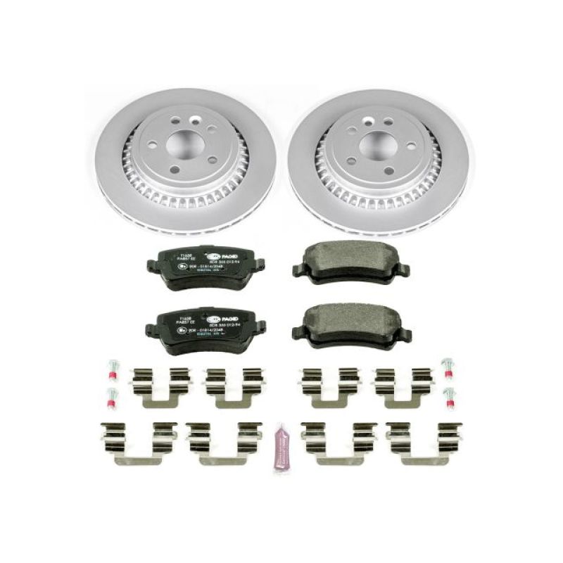 PSB Euro-Stop Kit - Power Stop 10-17 Volvo XC60 Rear Euro-Stop Brake Kit