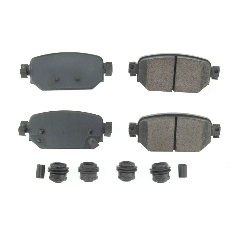 PSB Z17 Evolution Brake Pads - Power Stop 17-18 Mazda 3 Rear Z17 Evolution Ceramic Brake Pads w/Hardware