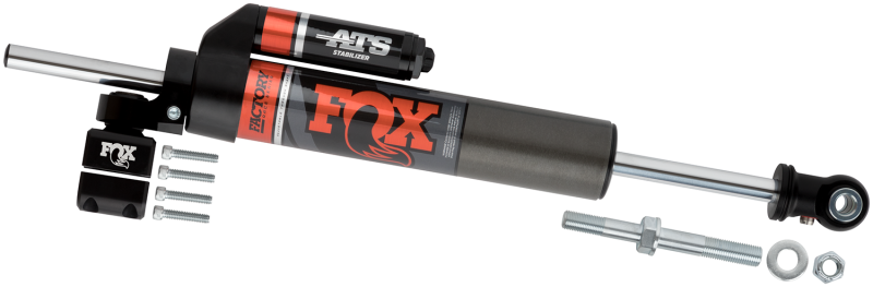 FOX 2.0 Factory Steer Stblizer - Fox 07+ Jeep JK 2.0 Factory Series 8.1in. ATS Stabilizer Steering Damper 1-5/8 in. Tie Rod