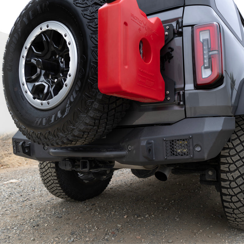 GOR Rockline Bumper - Go Rhino 21-24 Ford Bronco 2/4dr (Excl. Sport) Rockline Rear Full Width Bumper